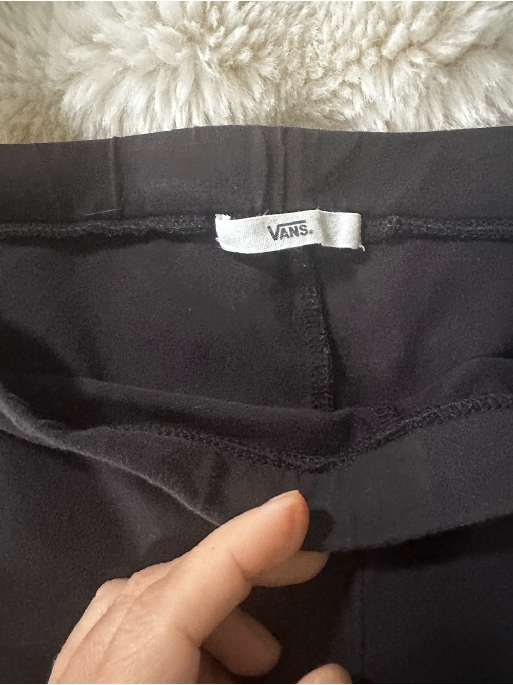 Vans women’s black leggings with side logo - Picture 3 of 4